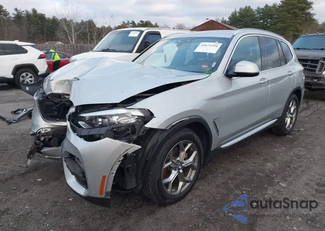 2020 BMW X3 xDrive30I z USA, uszkodzony, nr VIN 5UXTY5C0XL9D68654